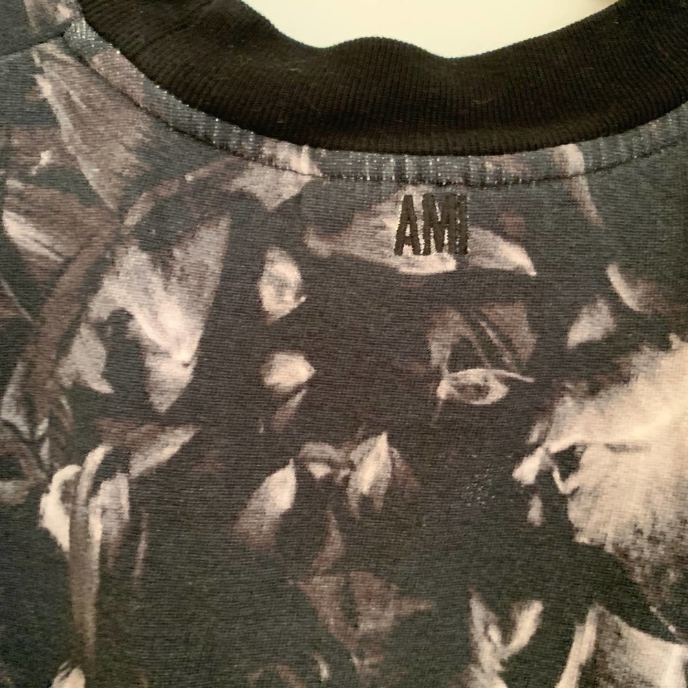 AMI Allover Print Floral Crewneck Sweatshirt - Picture 9 of 9